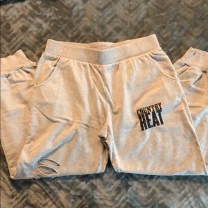 Thin Capri sweat pants